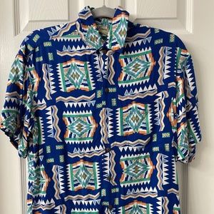 Kenny Flowers, Small Tropical Beach button down